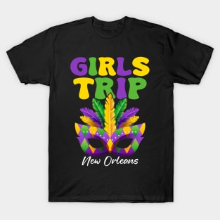 girls trip new orleans Mardi Gras T-Shirt